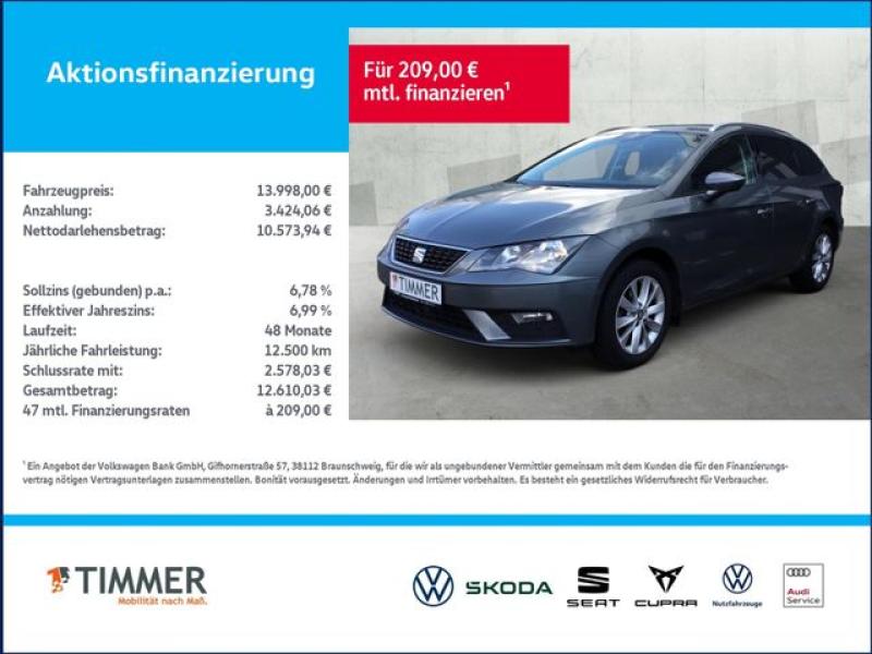 SEAT  Leon ST 1.2 TSI Style DSG *AHK*CLIMATRONIC*PDC*S, Pirineos Grau Metallic