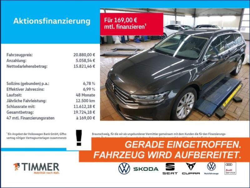 VW  Passat Variant 2.0 TDI DSG BUSINESS +AHK +360° +, Mangangrau Metallic