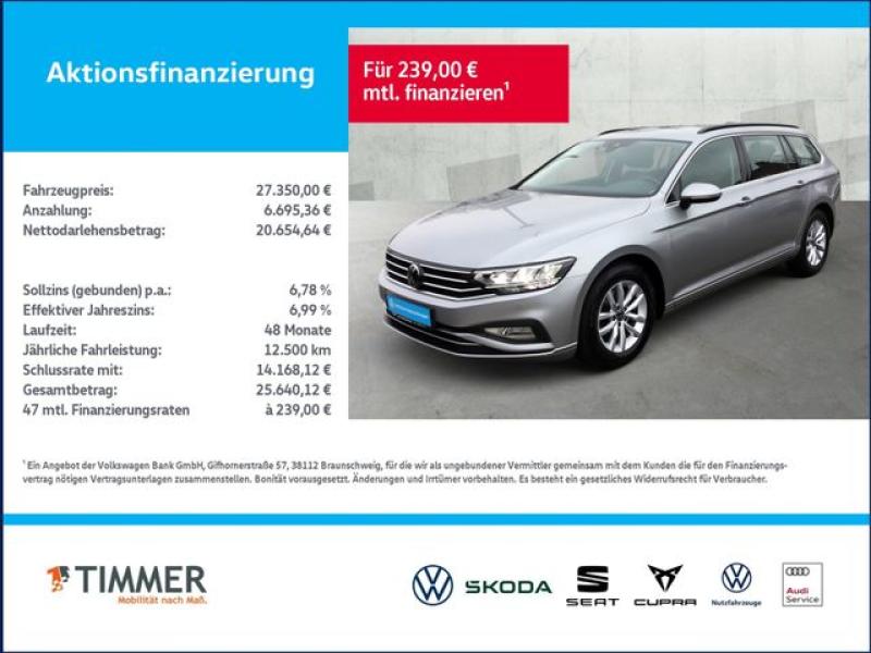 VW  Passat Variant 2.0 TDI DSG BUSINESS +LED +ACC +R, Pyritsilber Metallic