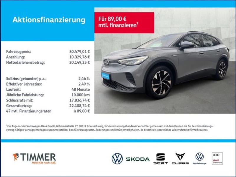 VW  ID.4 PRO PERF. 82 kWh +AHK +LED +WÄPU *ACC +LM +, Mondsteingrau