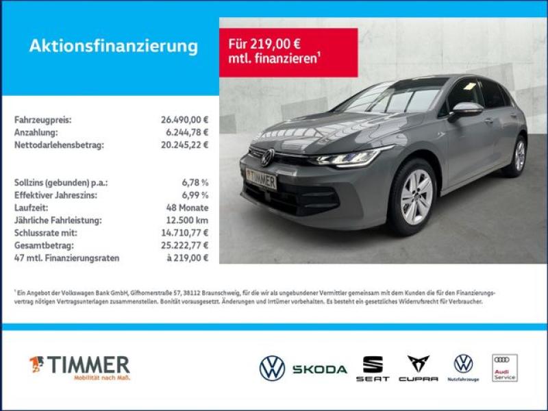 VW  Golf Life 1.5 TSI *ALLSEASON*AIR CARE*ASSIST-PAK, Mondsteingrau