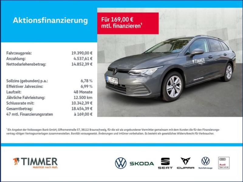 VW  Golf VIII Variant 2.0 TDI DSG Life *AHK*NAVI*LED, Delfingrau Metallic