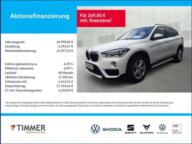 BMW  X1 sDrive 18 i Sport Line +AHK+SHZ+BOSE+LED+, ALPINWEISS III