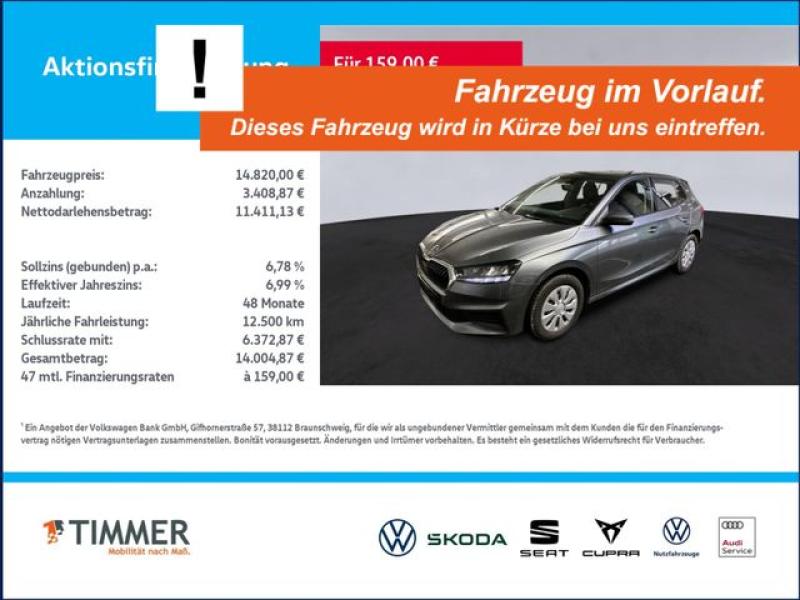 SKODA  Fabia 1.0 +LED +APP-CONN +SHZ +DAB +ALLWETTER +, Graphite Grau Metallic