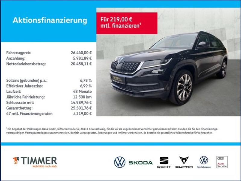 SKODA  Kodiaq 2.0 TDI DSG Clever *LED *ACC *NAVI *SHZ *, Schwarz-Magic Perleffekt