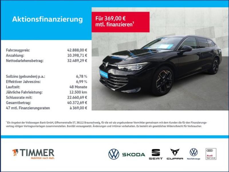 VW  Passat Variant 2.0 TDI Elegance *DSG*IQ-LIGHT*HU, Grenadillschwarz Metallic