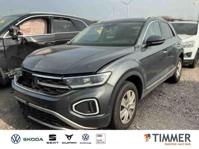 VW  T-Roc 1.5 TSI DSG STYLE *AHK *LED *BESCHÄDIGT!*, Indiumgrau Metallic