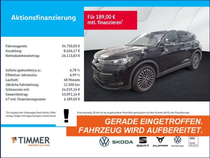 VW  Tiguan 1.5 eTSI DSG GOAL +AHK +IQ.LIGHT +ACC +36, Grenadillschwarz Metallic