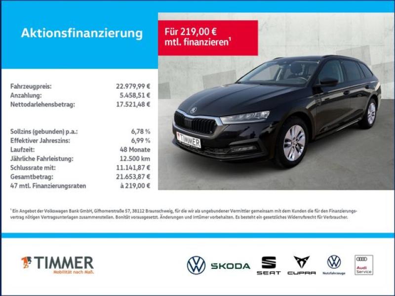 SKODA  Octavia Combi 2.0 TDI DSG *LED *VIRTUAL *NAVI *T, Schwarz-Magic-Perleffekt