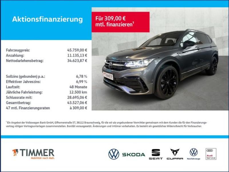 VW  Tiguan Allspace 2.0 TDI DSG 4M R-Line *7-SITZE*H, Platinum Grey Metallic