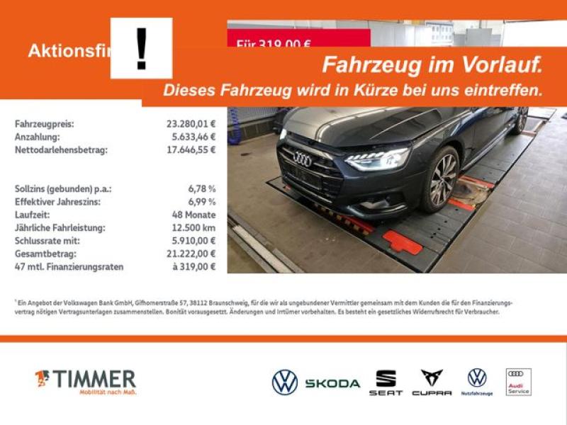 AUDI  A4 Avant 35 TDI S tronic ADVANCED +AHK +LED +ACC, Manhattangrau Metallic