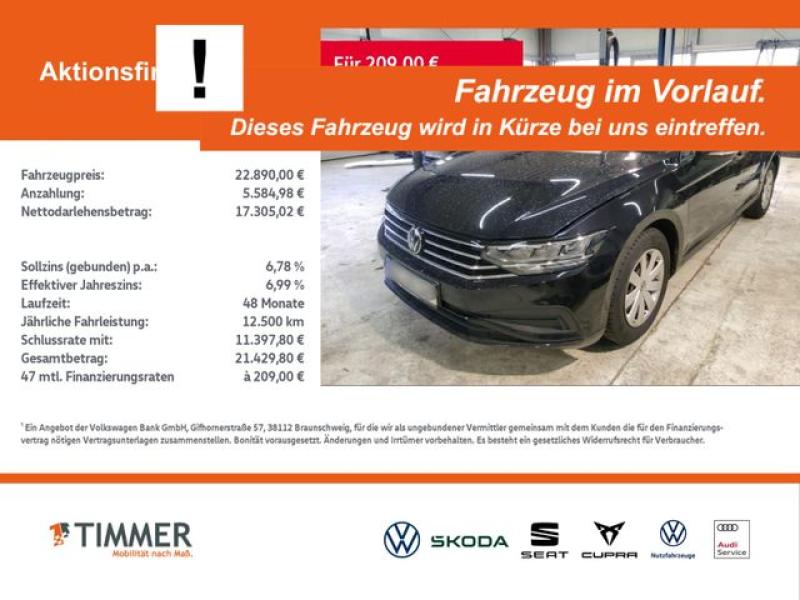 VW  Passat Variant 2.0 TDI +AHK +LED +ACC +NAVI +SHZ, Deep Black Perleffekt