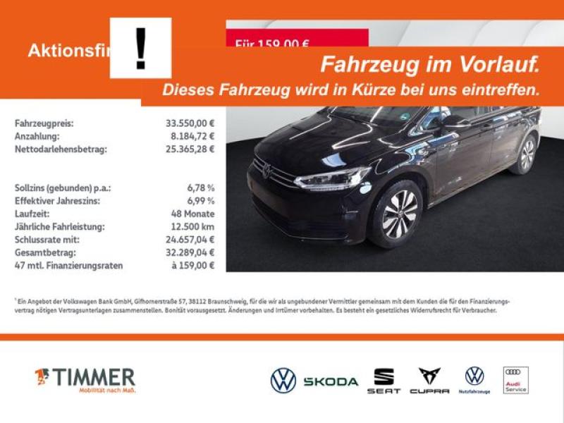 VW  Touran 2.0 TDI DSG GOAL +7-SITZE +AHK +IQ.LIGHT, Grenadillschwarz Metallic