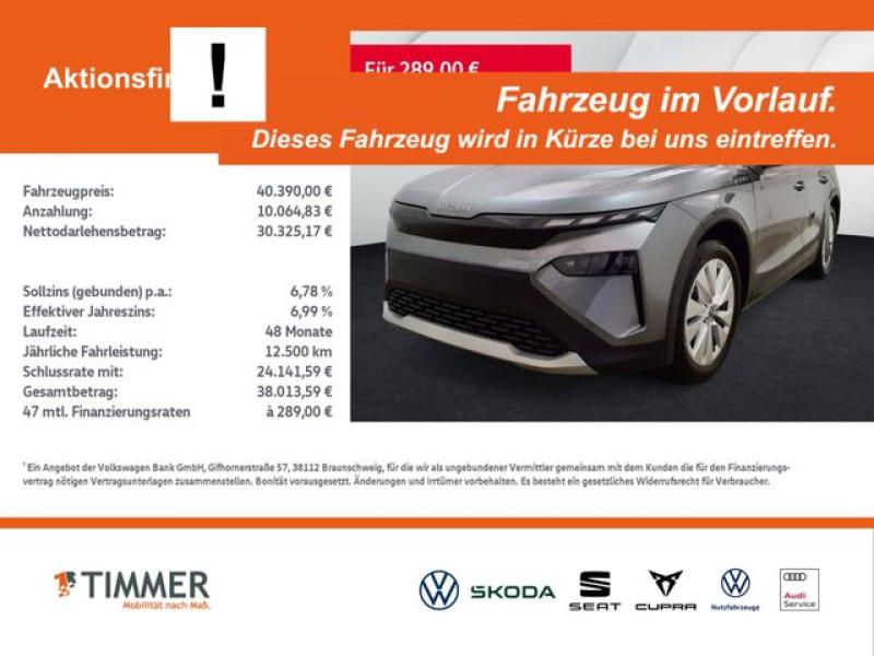 SKODA  Elroq 85 LOFT +WÄPU +AHK +19" +CARPLAY +MATRIX +, Graphite Grau Metallic