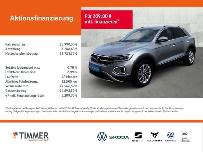 VW  T-Roc 2.0 TDI Style DSG *KAMERA*IQ-DRIVE*BUSINES, Pyrit Silber Metallic