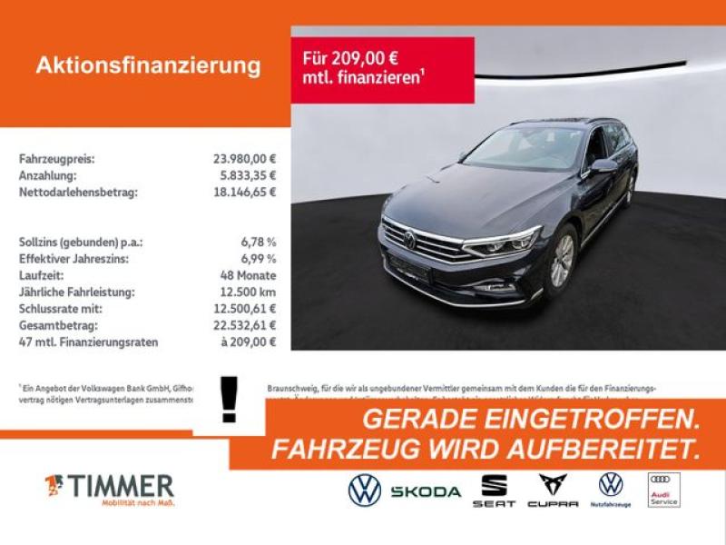 VW  Passat Variant 2.0 TDI DSG R-LINE +IQ.LIGHT +ACC, Mangangrau Metallic