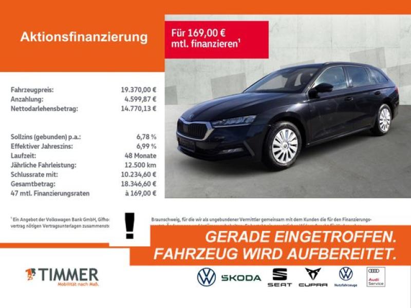 SKODA  Octavia Combi 2.0 TDI DSG +AHK +STHZ +LED +NAVI, Black Magic Perleffekt