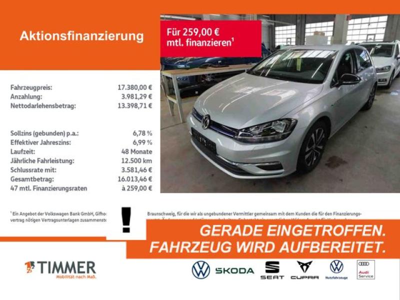 VW  Golf VII 1.5 TSI IQ.DRIVE +ACC +SHZ +APP +CLIMA, Reflexsilber Metallic