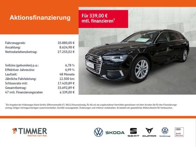 AUDI  A6 Avant 40 TDI S tronic DESIGN +PANO +LEDER +LE, Mythosschwarz Metallic