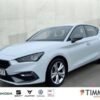 SEAT  Leon FR 1.5 eTSI DSG +RKAM +CARPLAY +LED +SHZ +, Glacial Weiß Metallic