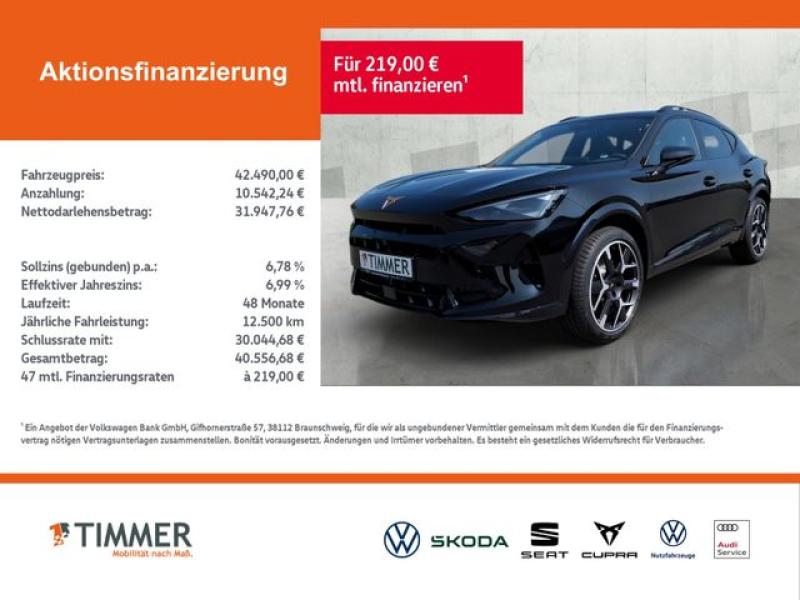 CUPRA  Formentor VZ 2.0 TSI 195kW (265PS) *DSG*NAVI*PAN, Midnight Schwarz Metallic