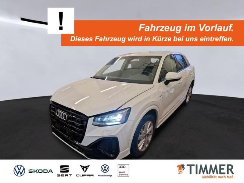 AUDI  Q2 35 TFSI S tronic S LINE BLACK +LED +ACC +RKAM, Gletscherweiß Metallic