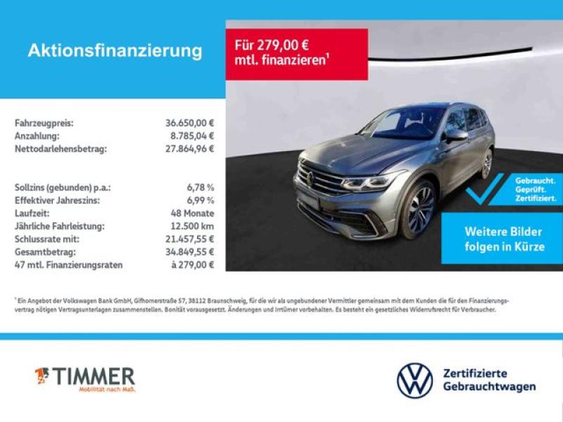 VW  Tiguan Allspace 2.0 TDI DSG 4M R-LINE 7-SITZE +A, Platinum Grey Metallic