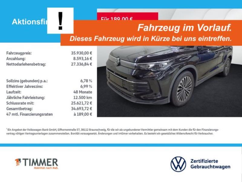 VW  Tiguan 2.0 TDI DSG GOAL +AHK +IQ.LIGHT +ACC +360, Grenadillschwarz Metallic