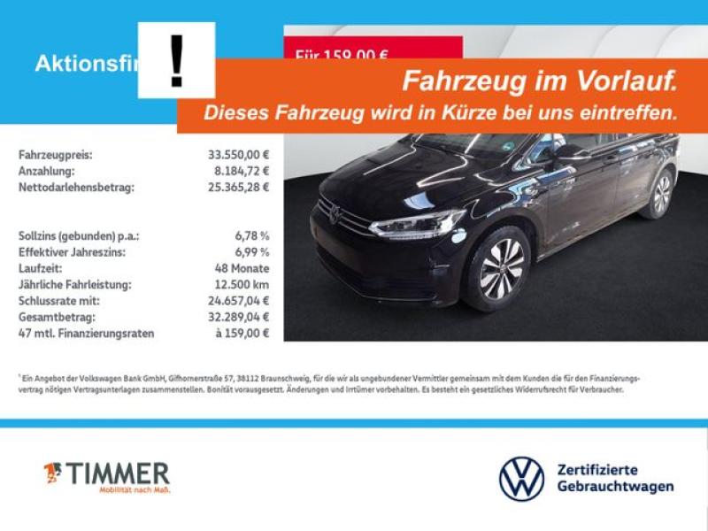 VW  Touran 2.0 TDI DSG GOAL +7-SITZE +AHK +IQ.LIGHT, Grenadillschwarz Metallic