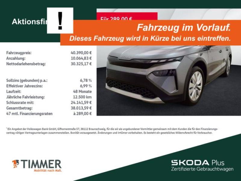 SKODA  Elroq 85 LOFT +WÄPU +AHK +19" +CARPLAY +MATRIX +, Graphite Grau Metallic