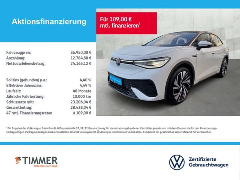 VW  ID.5 PRO PERF. 82 kWh +AHK +360° +CARPLAY +21" +, Gletscherweiß Metallic