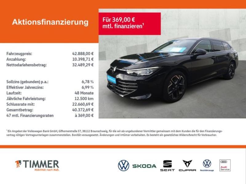 VW  Passat Variant 2.0 TDI Elegance *DSG*IQ-LIGHT*HU, Grenadillschwarz Metallic