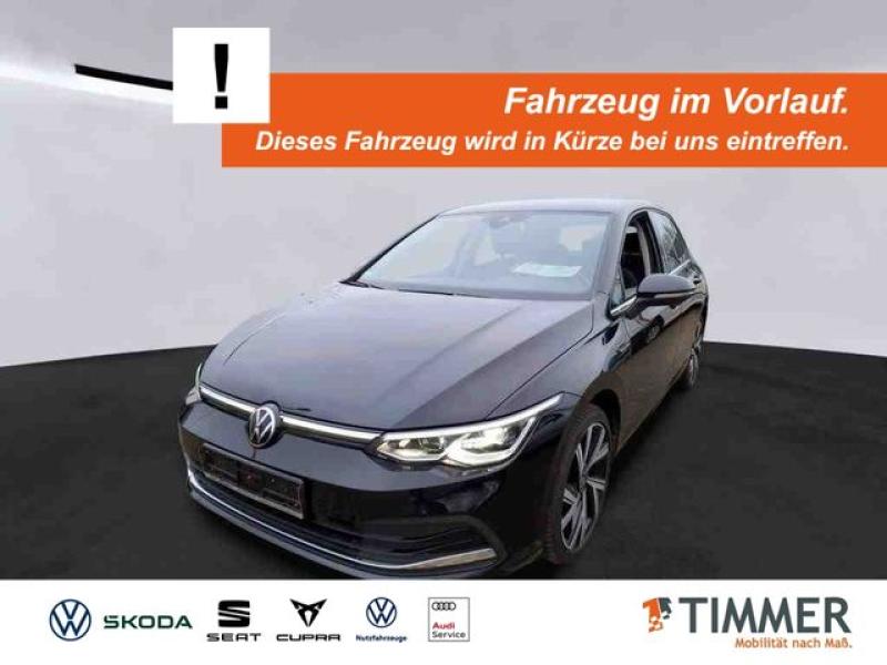 VW  Golf VIII 1.0 eTSI DSG STYLE +AHK +LED +ACC +RKA, Deep Black Perleffekt