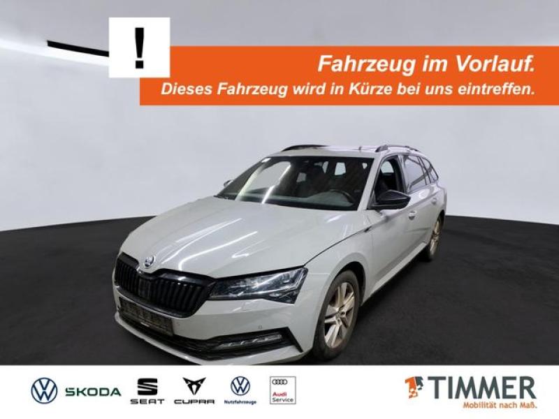 SKODA  Superb Combi 2.0 TDI DSG 4x4 SPORTLINE +AHK +CAN, Stahl Grau