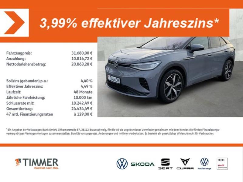 VW  ID.5 GTX 4M 82 kWh +AHK +IQ.LIGHT +PANO +RKAM +H, Mondsteingrau