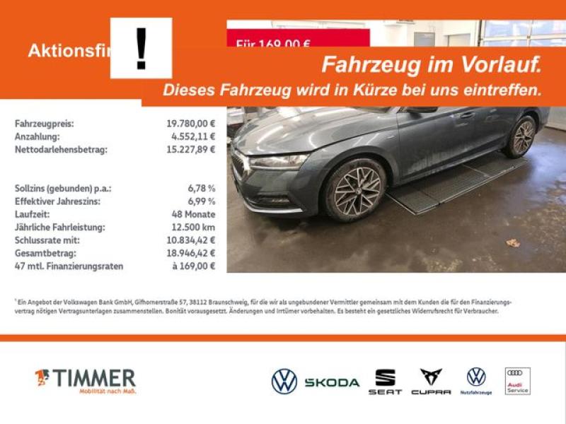 SKODA  Octavia Combi 2.0 TDI DSG CLEVER +AHK +LED +RKAM, Quarz Grau Metallic