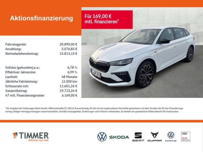 SKODA  Scala 1.0 TSI TOUR BLACK *MATRIX *RKAM *CARPLAY, Moon Weiss Metallic
