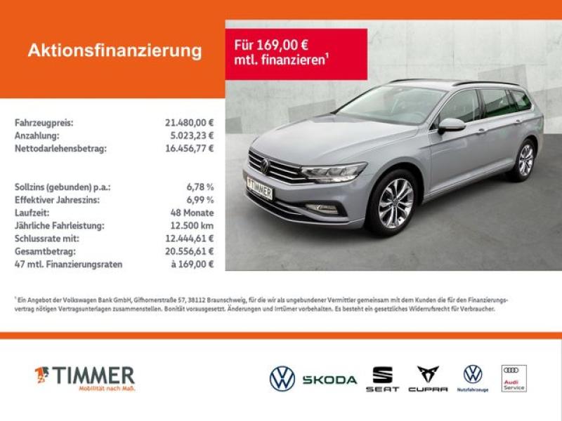 VW  Passat Variant 2.0 TDI BUSINESS +H&K +LED +ACC +, Mondsteingrau