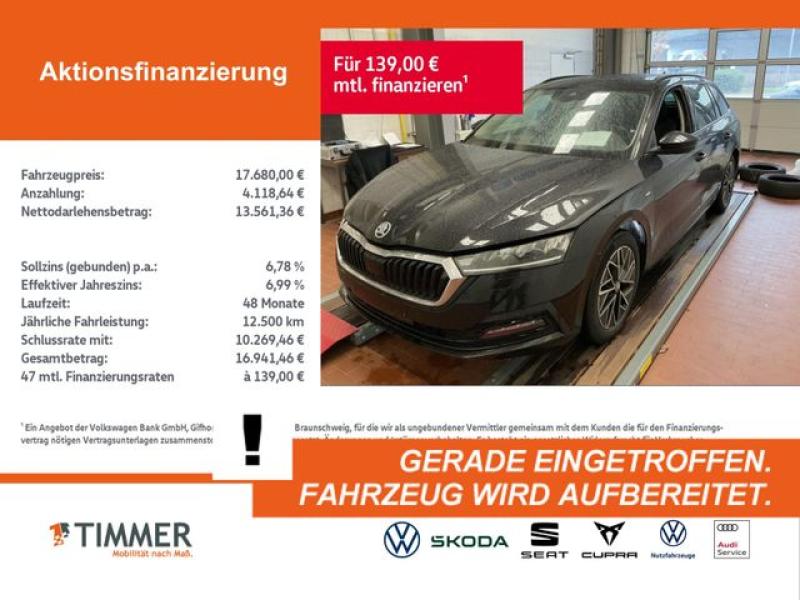 SKODA  Octavia Combi 1.5 TSI CLEVER +LED +RKAM +NAVI +S, Black-Magic Perleffekt