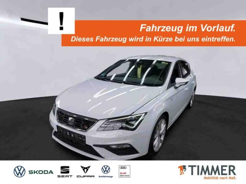 SEAT  Leon 1.5 TSI FR +BEATS +LED +RKAM +NAVI +SHZ +18, Nevada Weiß Metallic