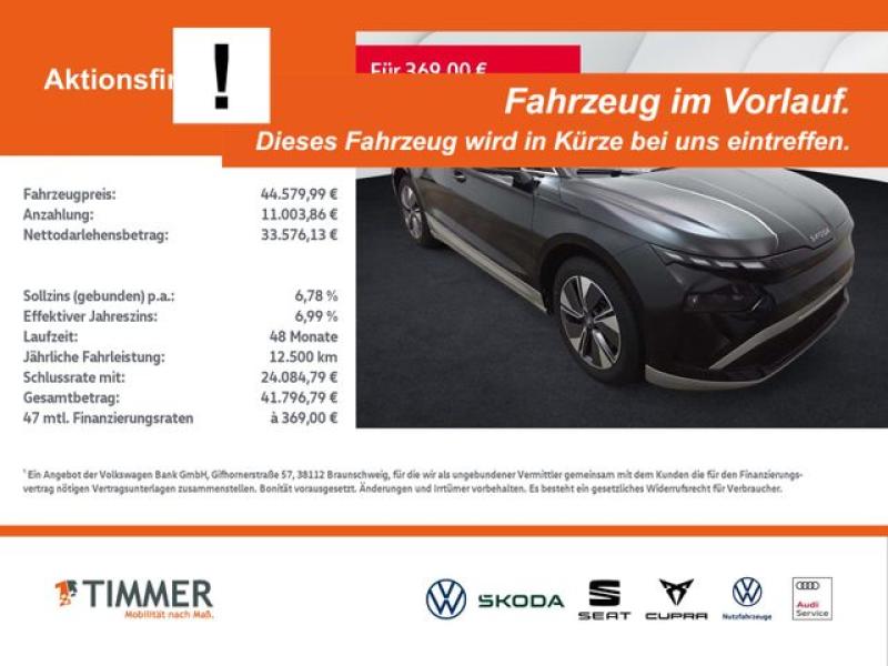 SKODA  Enyaq 85x LOFT +WÄPU +AHK +CANTON +360° +MATRIX, Black Magic Perleffekt