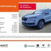 SKODA  Karoq 1.5 TSI CLEVER +AHK +LED +APP-CONN +SHZ +1, Stahl Grau
