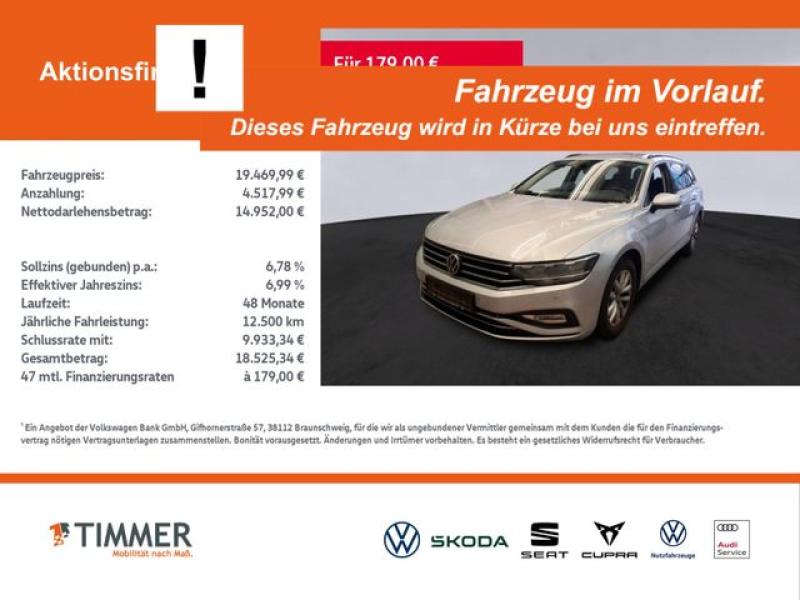 VW  Passat Variant 2.0 TDI DSG BUSINESS +LED +ACC +R, Scale Silver Metallic