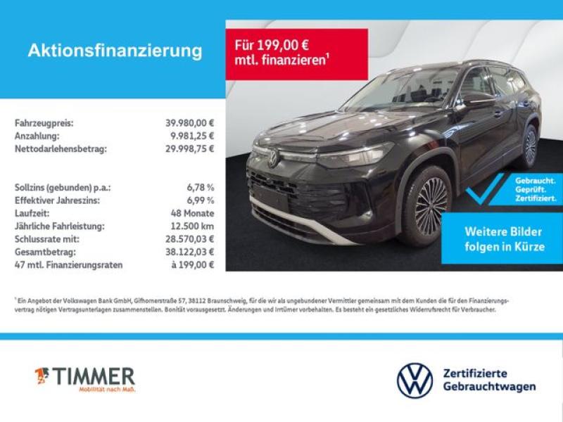 VW  Tayron 2.0 TDI DSG 4M LIFE +AHK +360° +IQ.LIGHT, Grenadillschwarz Metallic