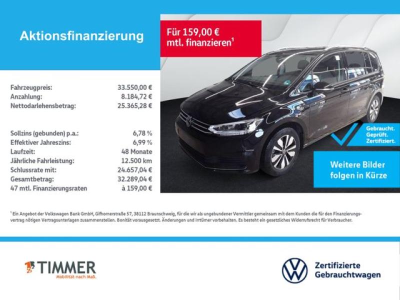 VW  Touran 2.0 TDI DSG GOAL +7-SITZE +AHK +IQ.LIGHT, Grenadillschwarz Metallic