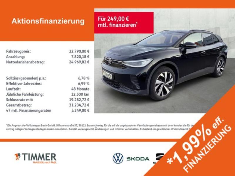 VW  ID.4 PRO PERF. 82 kWh +AHK +RKAM +CARPLAY +20" +, Grenadillschwarz Metallic