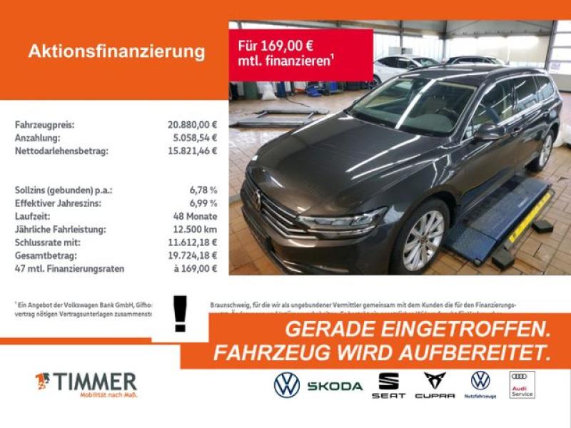VW  Passat Variant 2.0 TDI DSG BUSINESS +AHK +360° +, Mangangrau Metallic