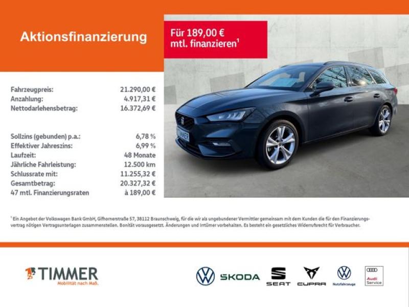 SEAT  Leon ST 1.5 TSI FR +AHK +PANO +LED +ACC +RKAM +N, Magnetic Tech