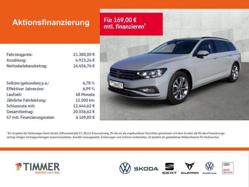 VW  Passat Variant 2.0 TDI BUSINESS +H&K +LED +ACC +, Mondsteingrau