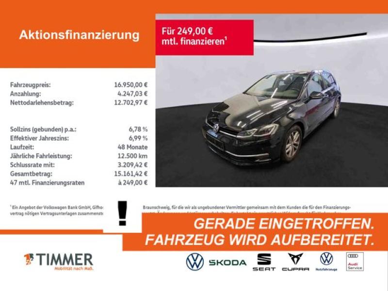 VW  Golf VII 1.6 TDI COMFORT +LED +ACC +NAVI +SHZ +A, Deep Black Perleffekt